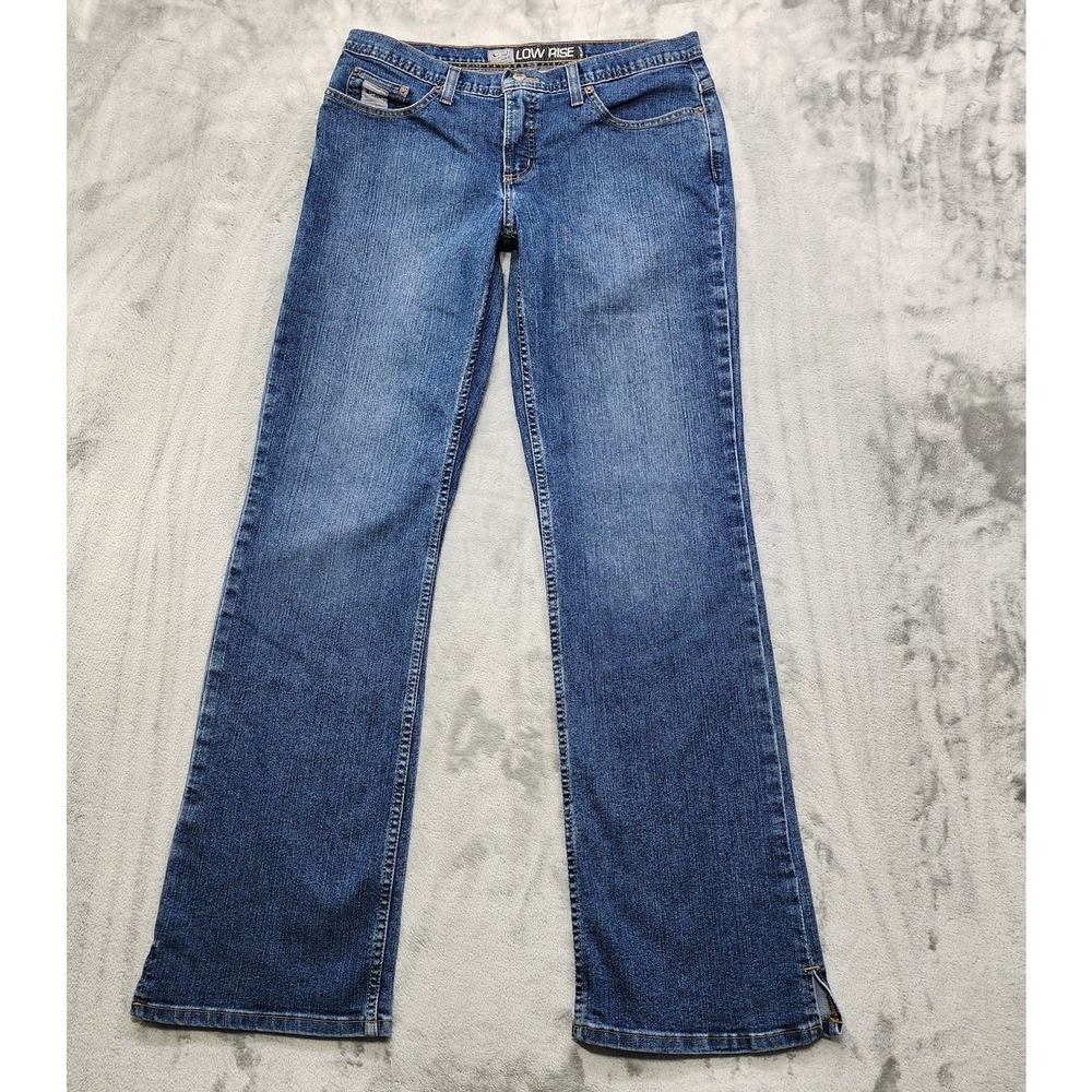 Vintage Cruel Girl Jeans Womens 13 LONG Juniors‎ Blue Low Rise Relaxed Bootcut